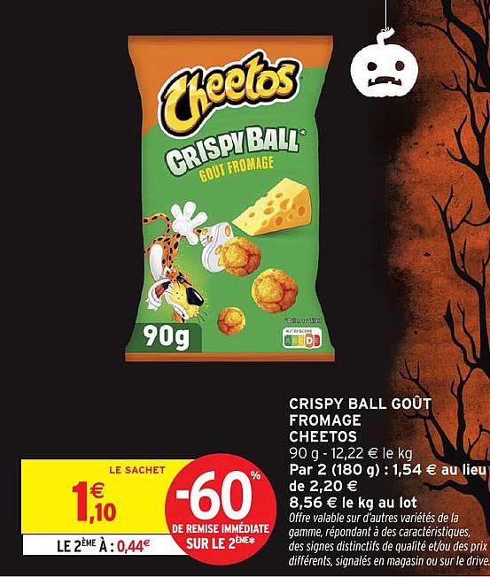CRISPY BALL GOÛT FROMAGE CHEETOS