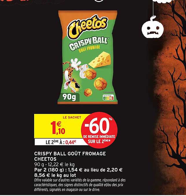 CRISPY BALL GOÛT FROMAGE CHEETOS