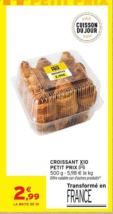 CROISSANT X10 PETIT PRIX