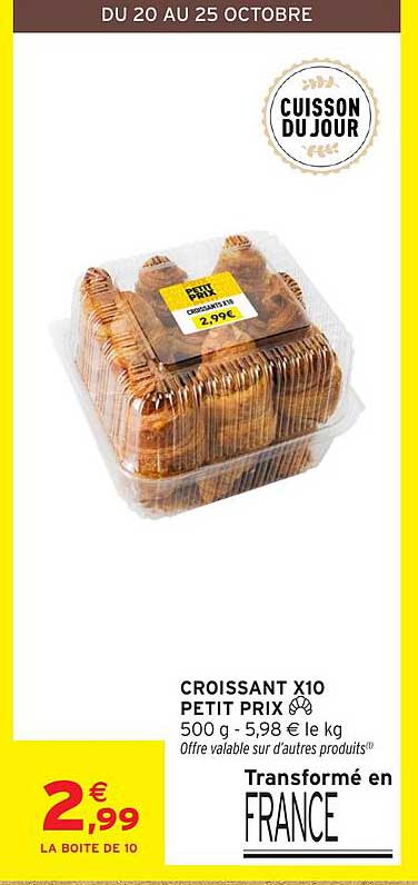 CROISSANT X10 PETIT PRIX