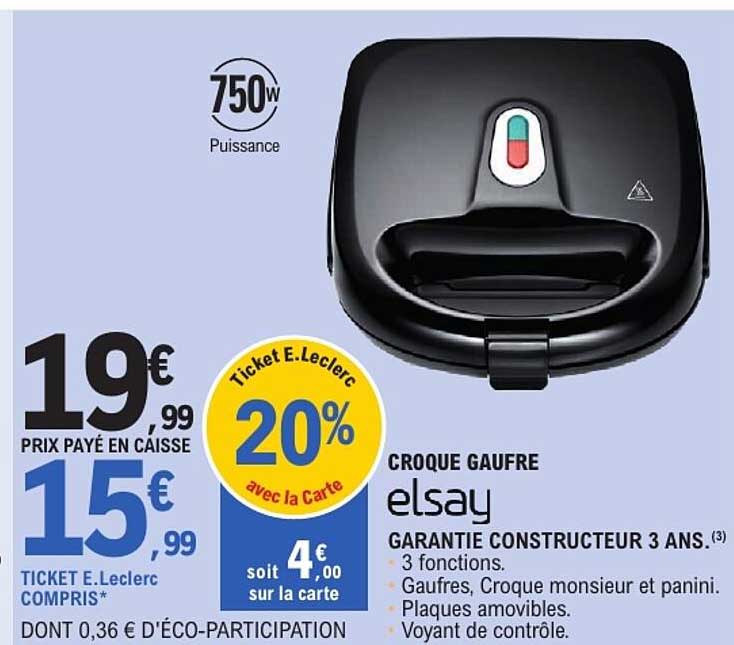 CROQUE GAUFRE elsay