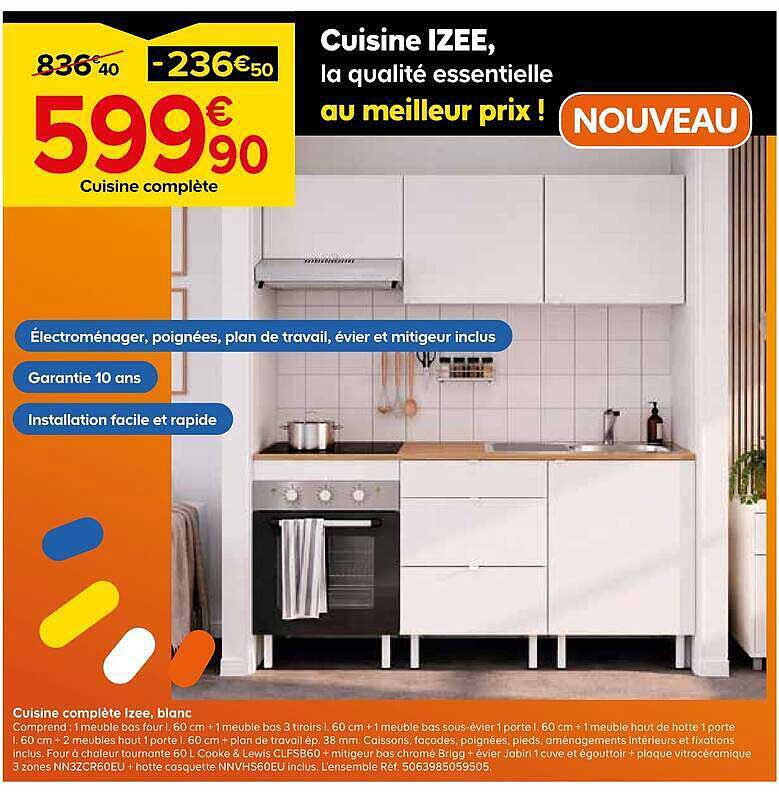 Cuisine IZEE, la qualité essentielle au meilleur prix !