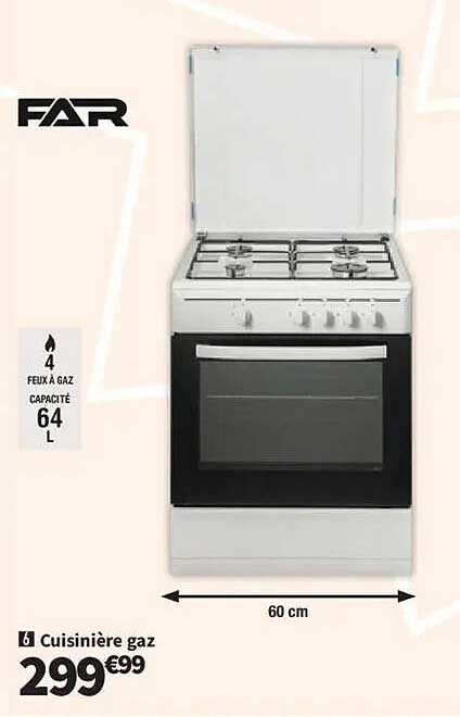 Cuisinière gaz
