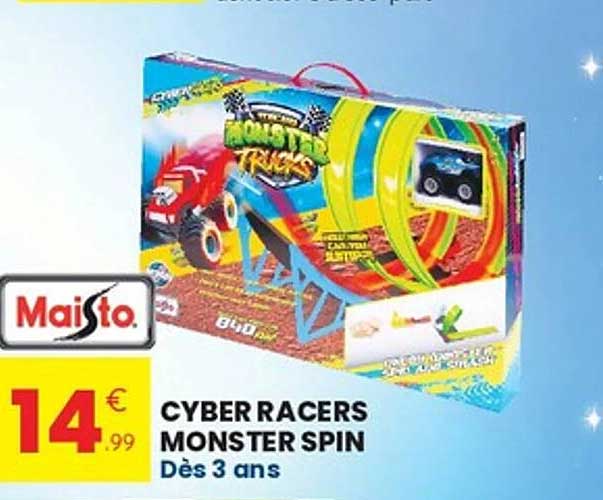 CYBER RACERS MONSTER SPIN Dès 3 ans