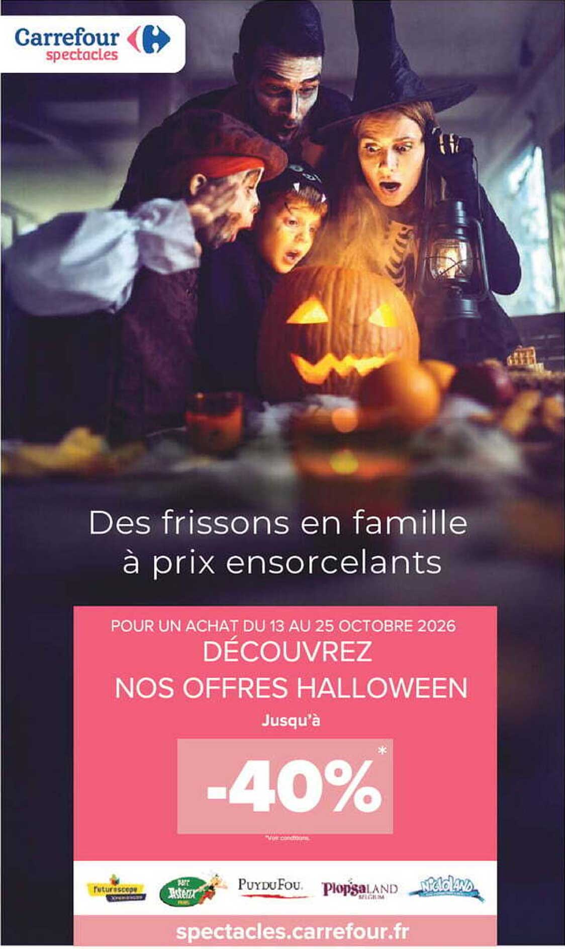 DÉCOUVREZ NOS OFFRES HALLOWEEN