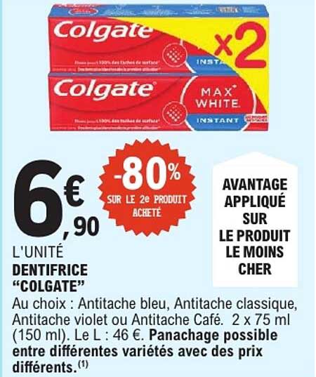 DENTIFRICE "COLGATE"