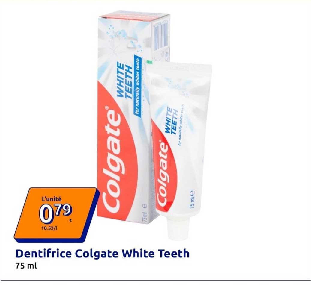 Dentifrice Colgate White Teeth 75 ml