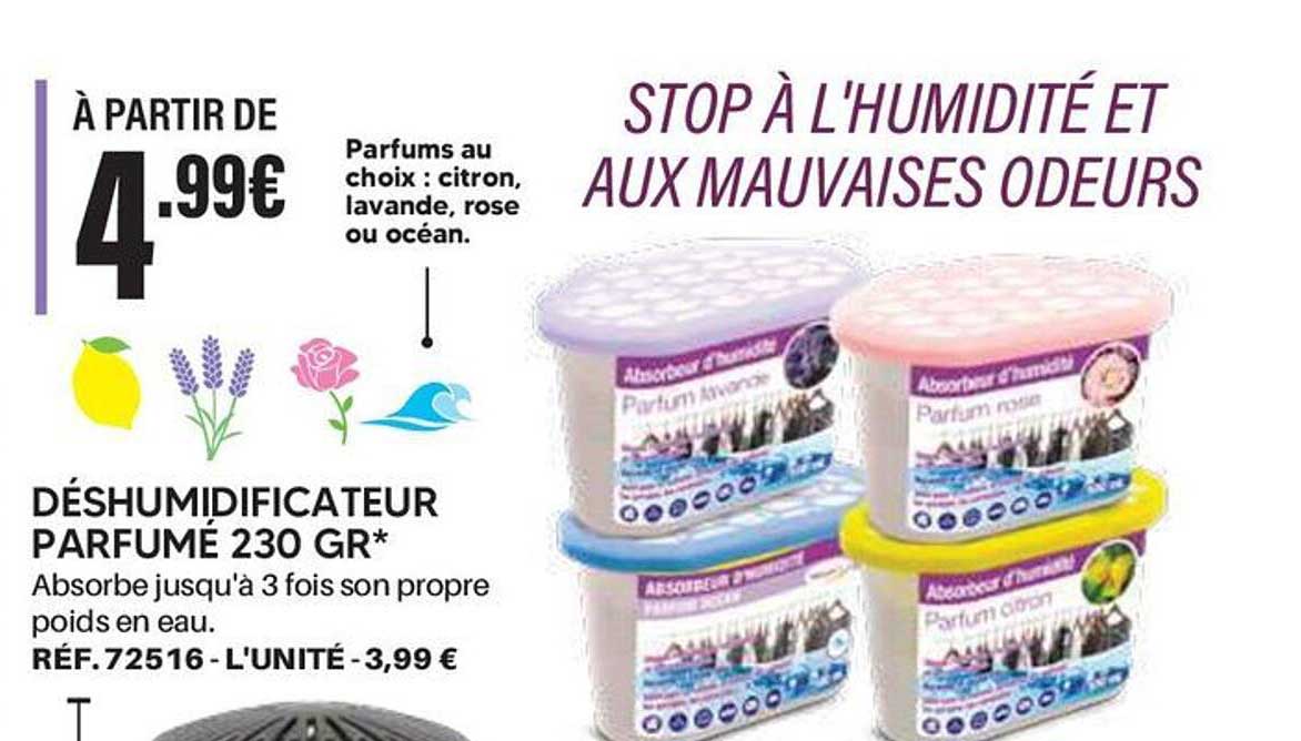 DÉSHUMIDIFICATEUR PARFUMÉ 230 GR*