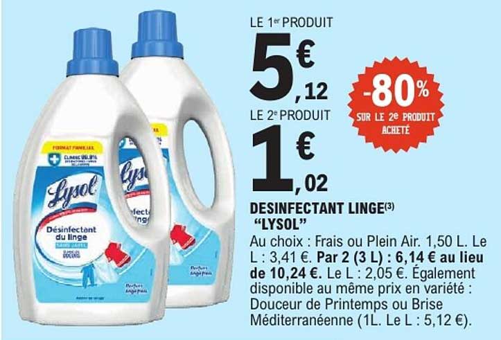 DESINFECTANT LINGE "LYSOL"