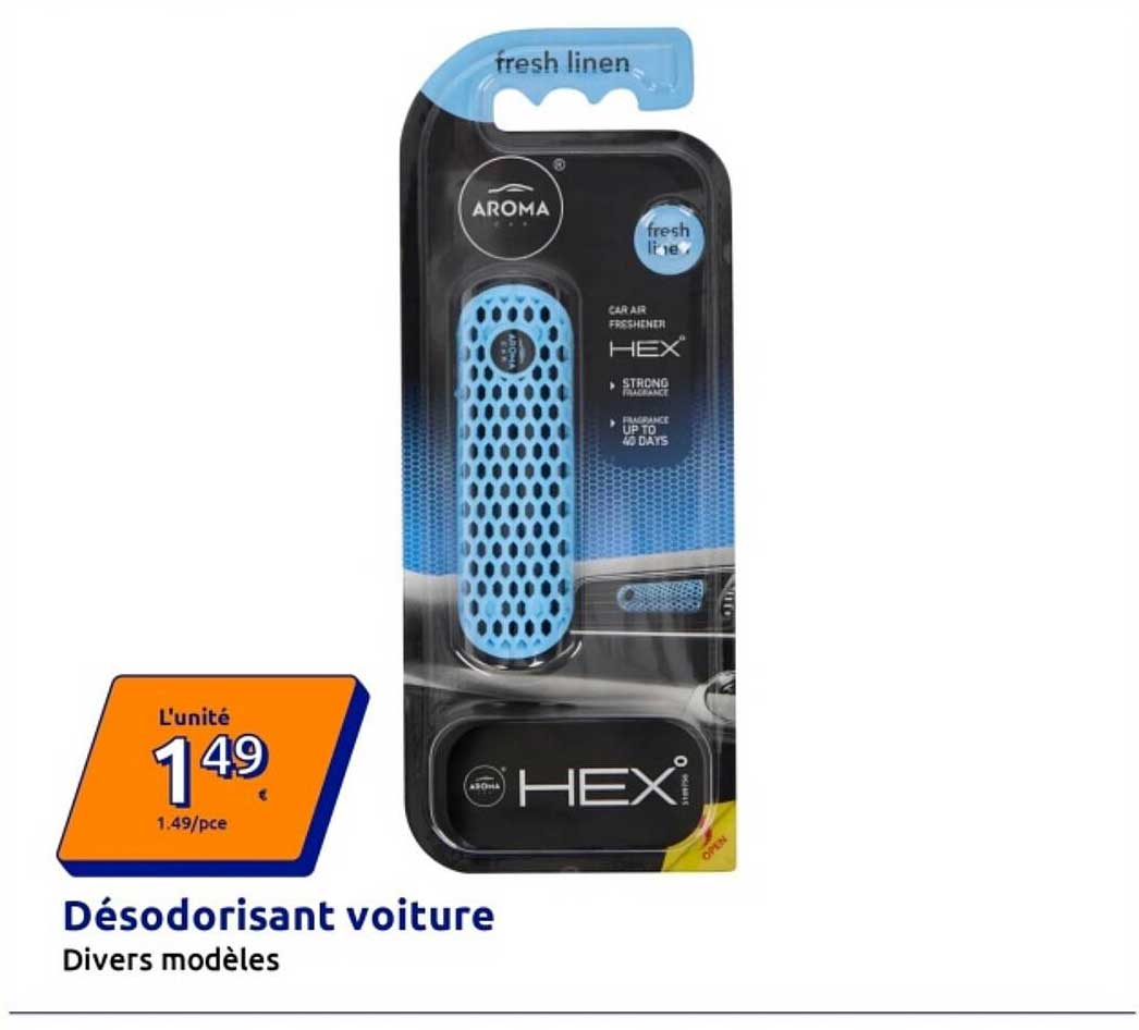 Désodorisant voiture Divers modèles