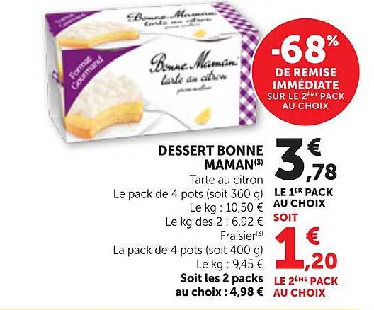 DESSERT BONNE MAMAN