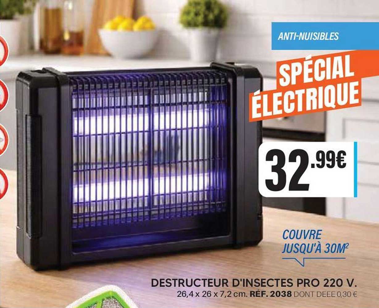 DESTRUCTEUR D'INSECTES PRO 220 V.