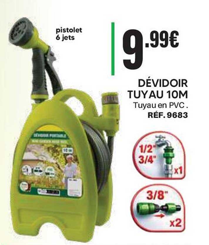 DÉVIDOIR TUYAU 10M