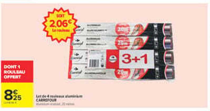 DONT 1 ROULEAU OFFERT