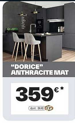 “DORICE” ANTHRACITE MAT