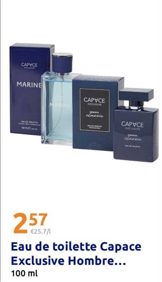 Eau de toilette Capace Exclusive Hombre...