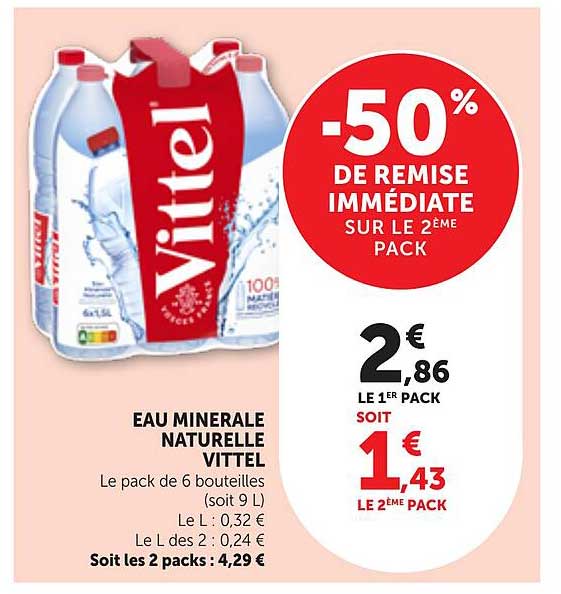EAU MINERALE NATURELLE VITTEL