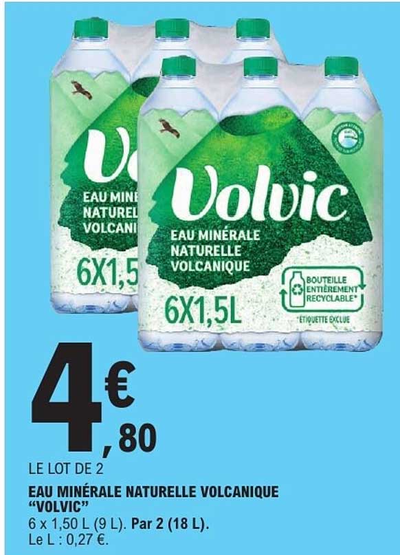 Eau minérale naturelle volcanique « Volvic »