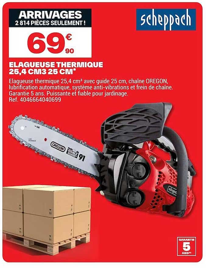ELAGUEUSE THERMIQUE 25,4 CM3 25 CM*