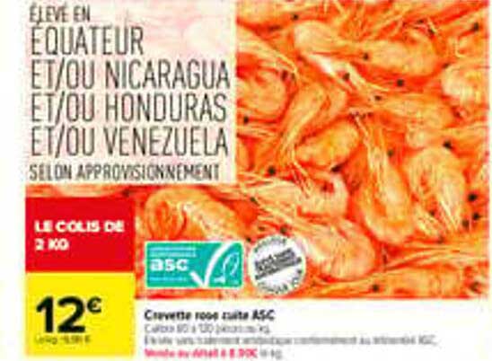 ÉLEVÉ EN ÉQUATEUR ET/OU NICARAGUA ET/OU HONDURAS ET/OU VENEZUELA SELON APPROVISIONNEMENT