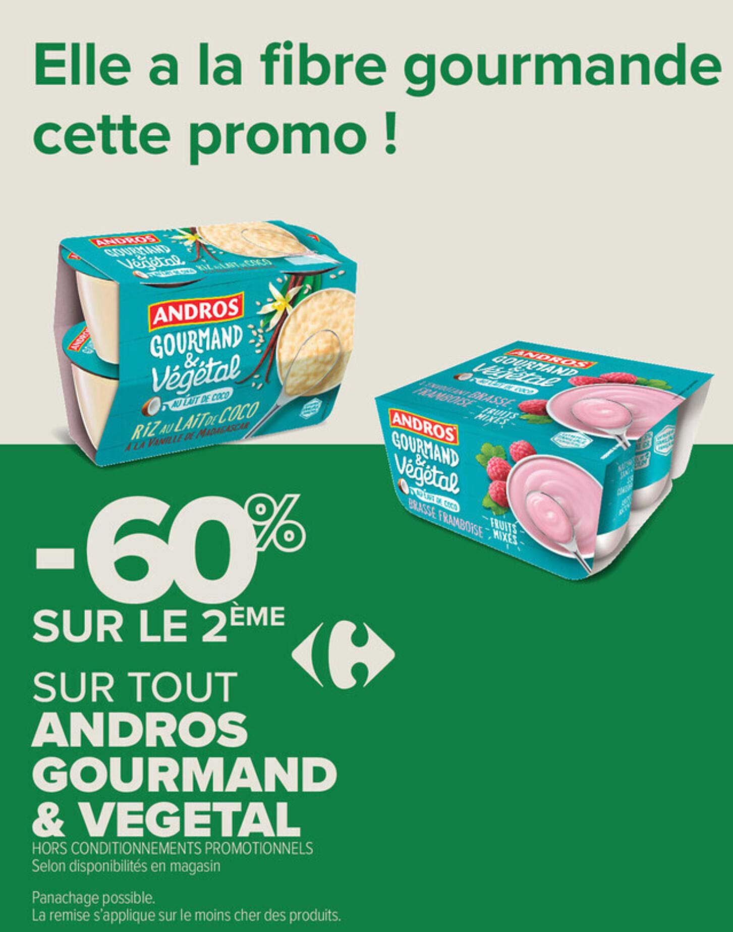 Elle a la fibre gourmande cette promo !