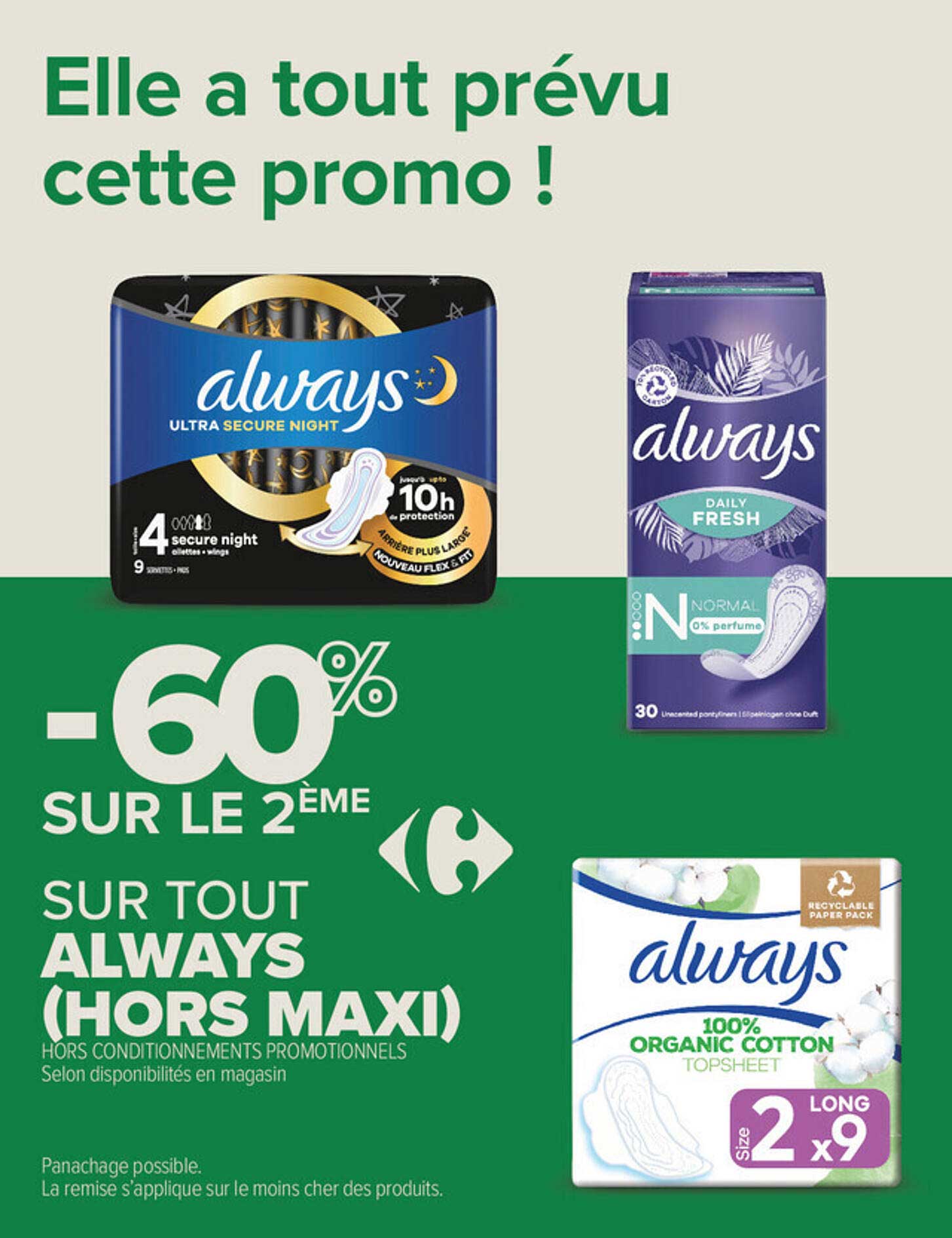 Elle a tout prévu cette promo !