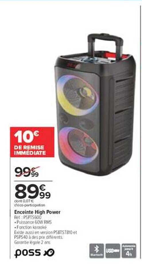 Enceinte High Power
