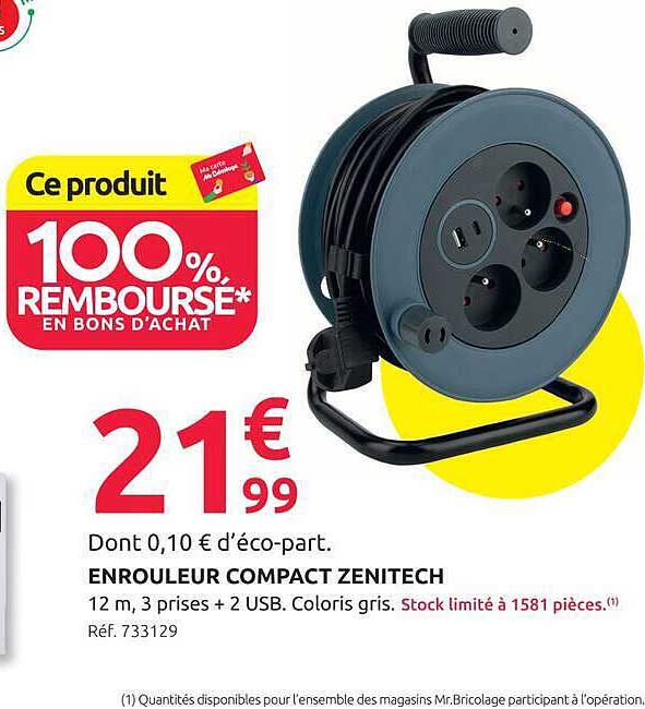 ENROULEUR COMPACT ZENITECH