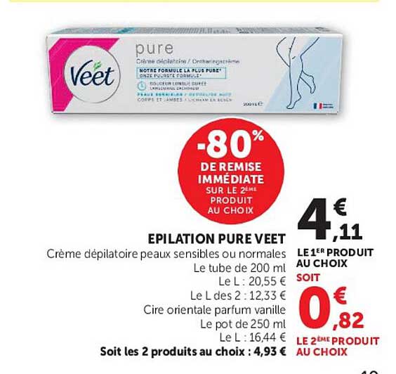 EPILATION PURE VEET