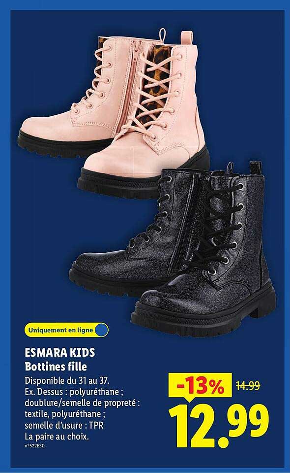 ESMARA KIDS Bottines fille