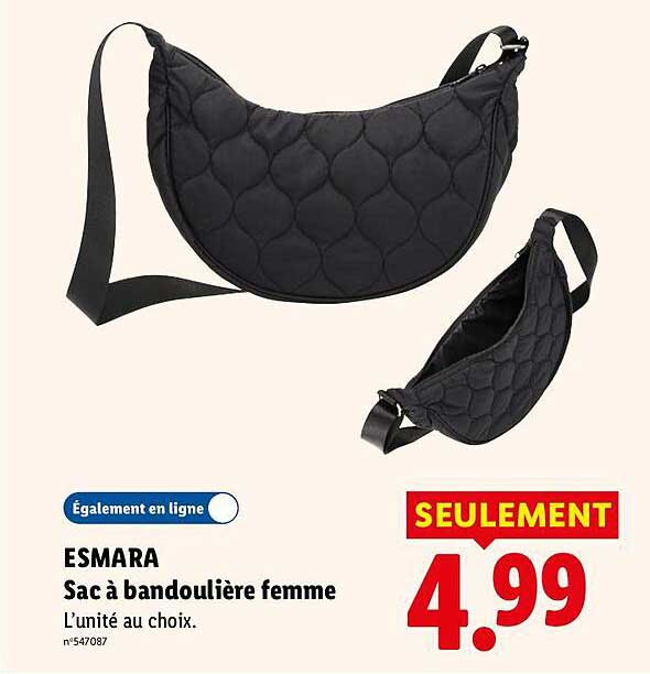 ESMARA Sac à bandoulière femme