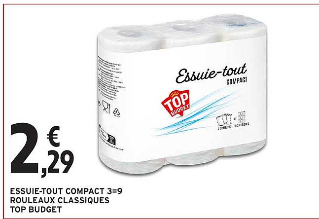 ESSUIE-TOUT COMPACT 3=9 ROULEAUX CLASSIQUES TOP BUDGET
