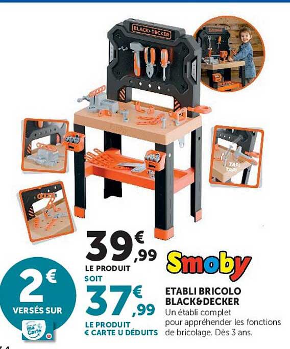 ETABLI BRICOLO BLACK&DECKER