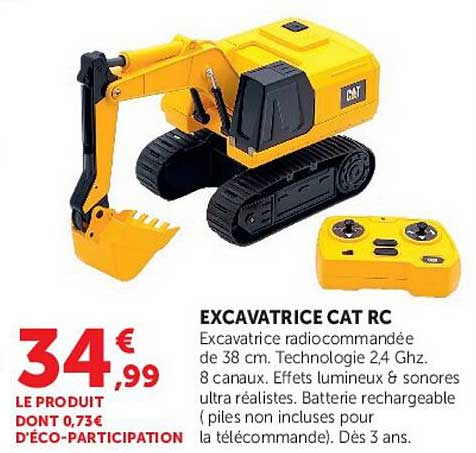 EXCAVATRICE CAT RC