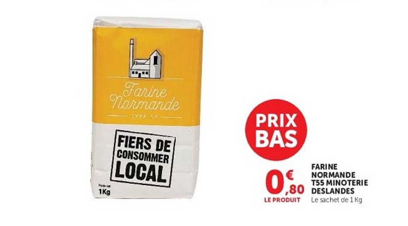 FARINE NORMANDE T55 MINOTERIE DESLANDES