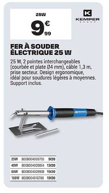 FER À SOUDER ÉLECTRIQUE 25 W