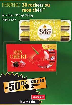 FERRERO 30 rochers ou mon chéri