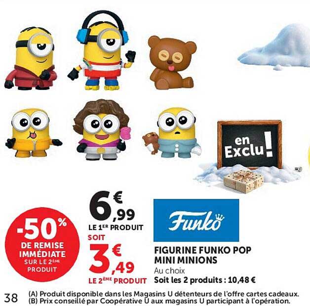 FIGURINE FUNKO POP MINI MINIONS