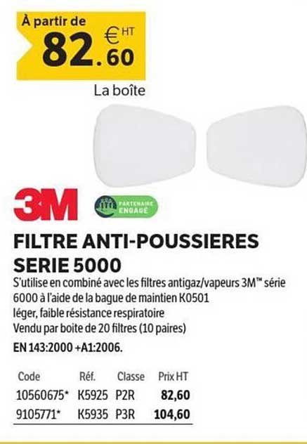FILTRE ANTI-POUSSIERES SERIE 5000