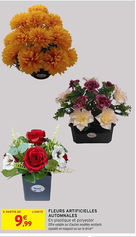 FLEURS ARTIFICIELLES AUTOMNALES