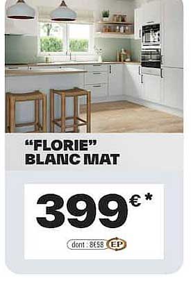 "FLORIE" BLANC MAT