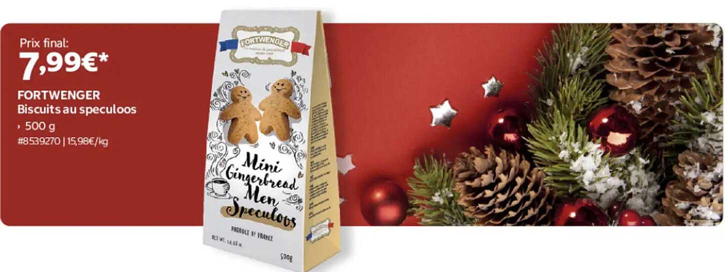 FORTWENGER Biscuits au speculoos