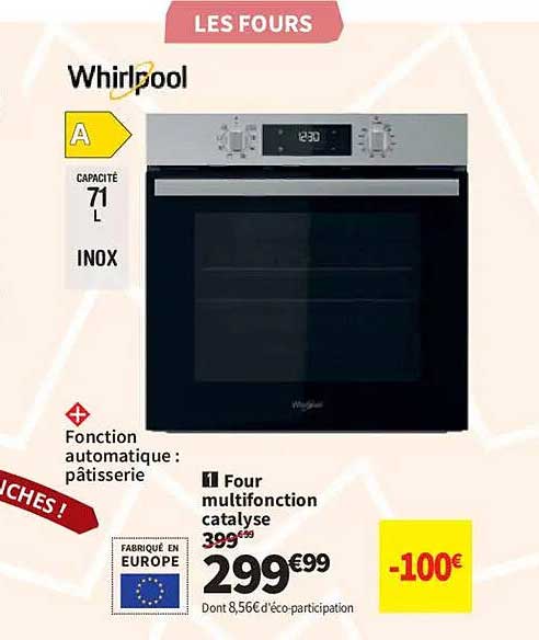 Four multifonction catalyse Whirlpool