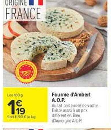 Fourme d'Ambert A.O.P.