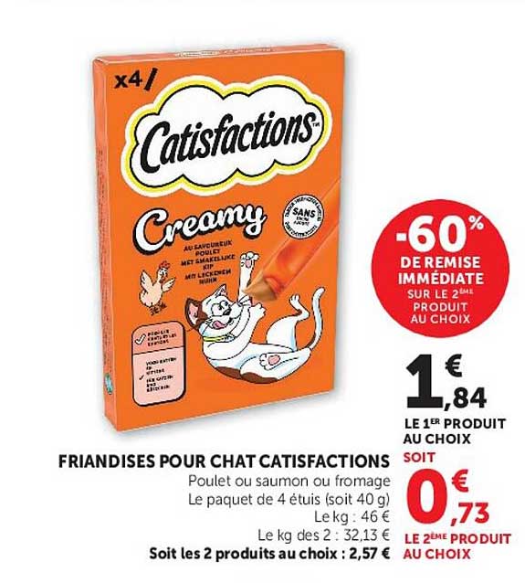 FRIANDISES POUR CHAT CATISFACTIONS