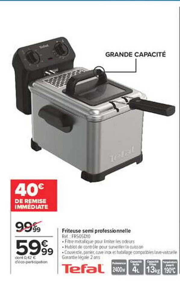 Friteuse semi professionnelle
