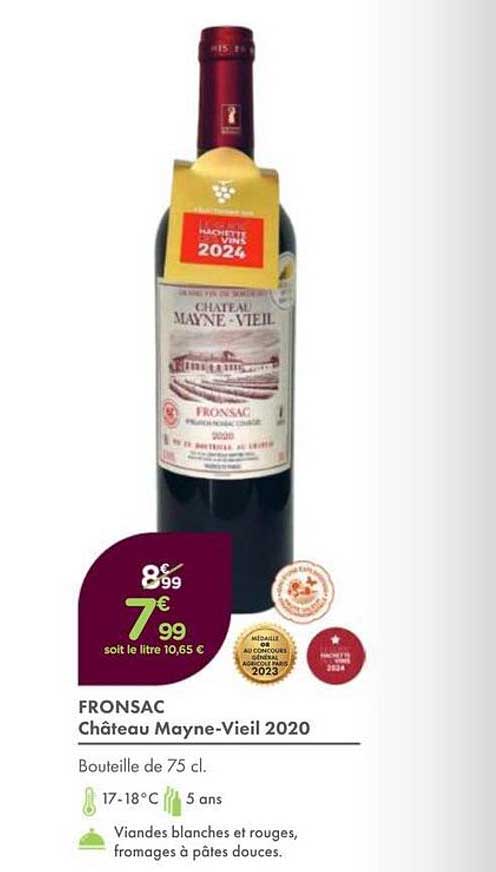 FRONSAC Château Mayne-Vieil 2020