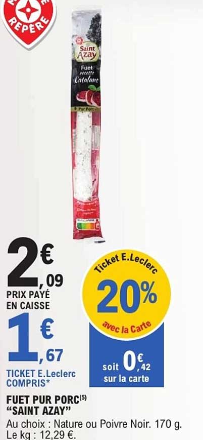FUET PUR PORC “SAINT AZAY”