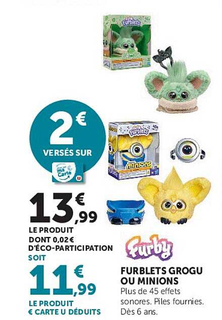 FURBLETS GROGU OU MINIONS