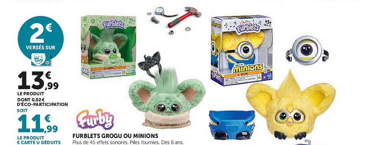 FURBLETS GROGU OU MINIONS